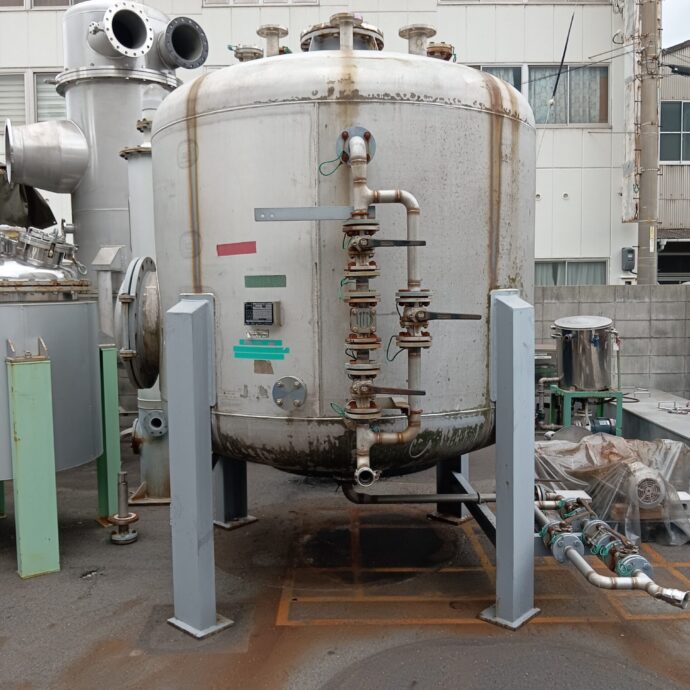 ［中条鉄工所］圧力ヌッチェ濾過器　5800L