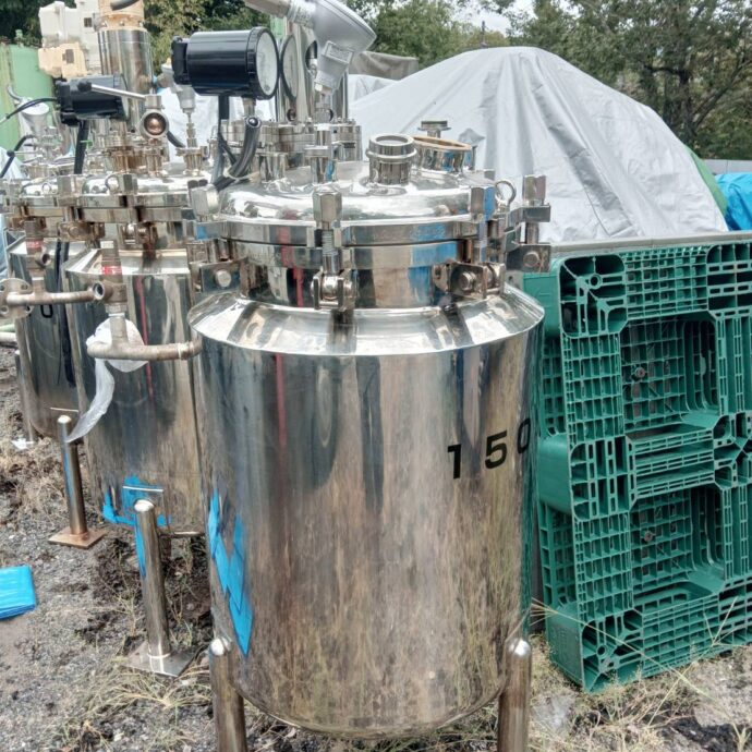 【島倉鉄工所】150L　円筒竪型